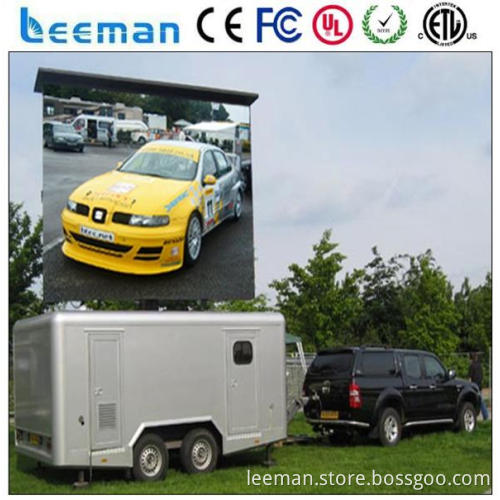 truck mobile led display board Leeman 2015 led display outdoor advertising equipment